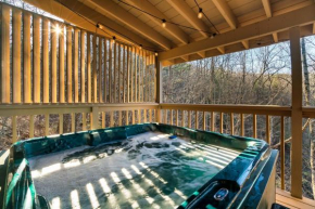 Cabin with Spectacular View with HOT TUB in the Smoky MTNS